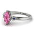 Marquise Pink Moissanite Geometrical Engagement Ring - Reese No. 815